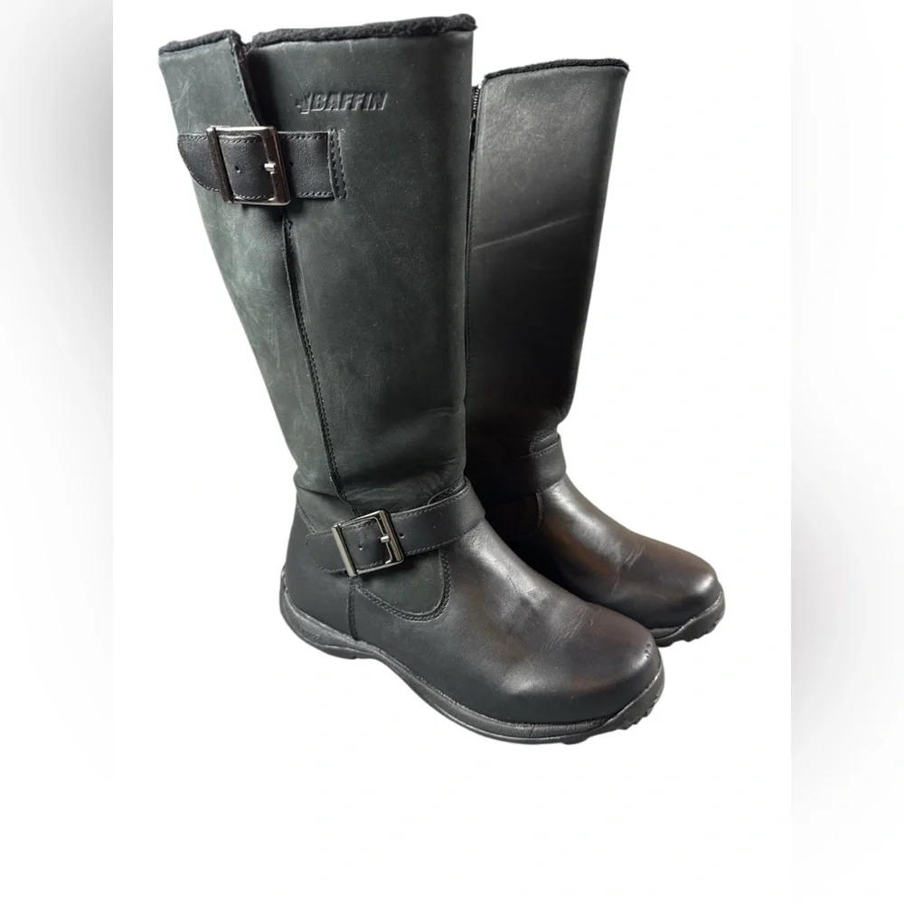 WOMANS BAFFIN  CHARRY BOOT SIZE 6‎  BLACK BELL-W010 BK1  BAFFIN BELL-W010